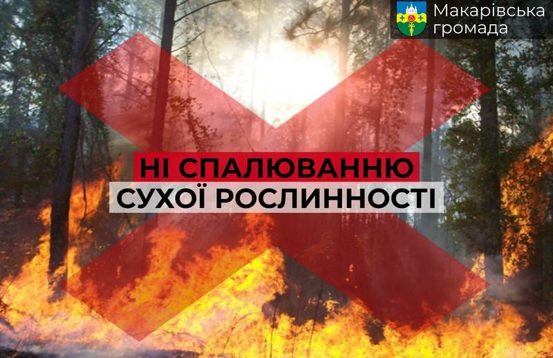 ШАНОВНІ МЕШКАНЦІ ГРОМАДИ, ДОТРИМУЙТЕСЬ ПРАВИЛ ПОЖЕЖНОЇ БЕЗПЕКИ В УМОВАХ ПРИРОДНОГО ДОВКІЛЛЯ!