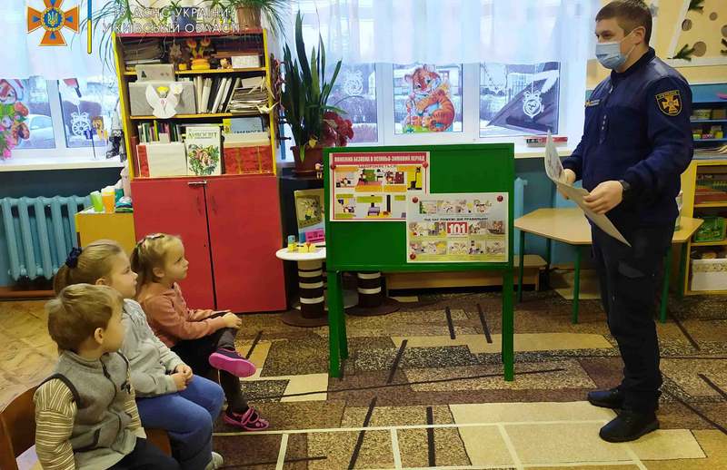 Рятувальниками проведено пожежно-профілактичне відпрацювання та тематичний урок з основ безпеки життєдіяльності