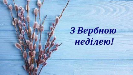 Привітання Макарівського селищного голови з Вербною неділею