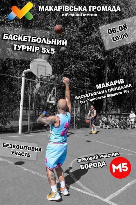 Відбудеться баскетбольний турнір