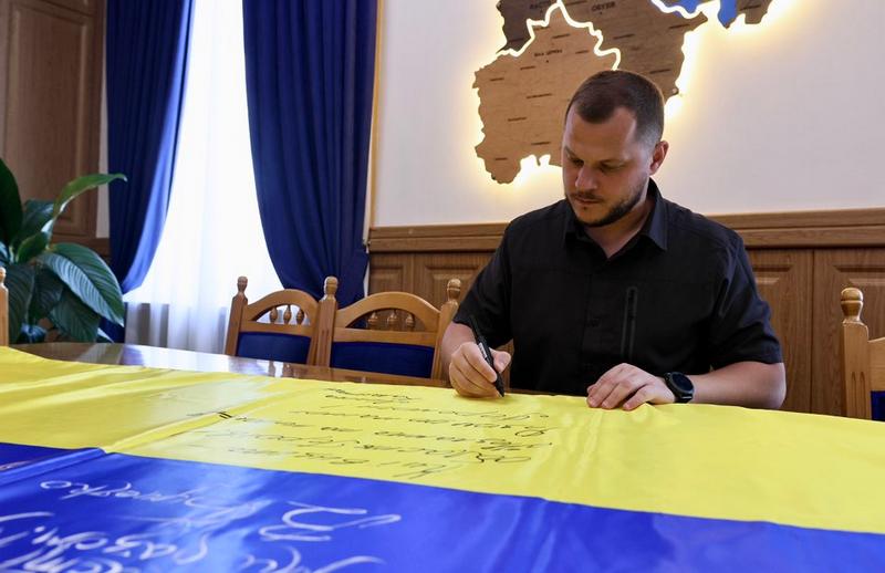 Микола Калашник: У День Української Державності Київщина долучилася до ініціативи зі створення «Прапора Єднання»