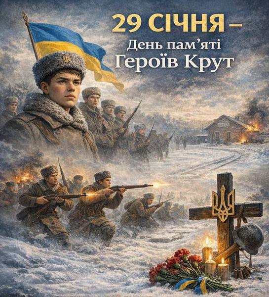29 січня – День пам’яті Героїв Крут