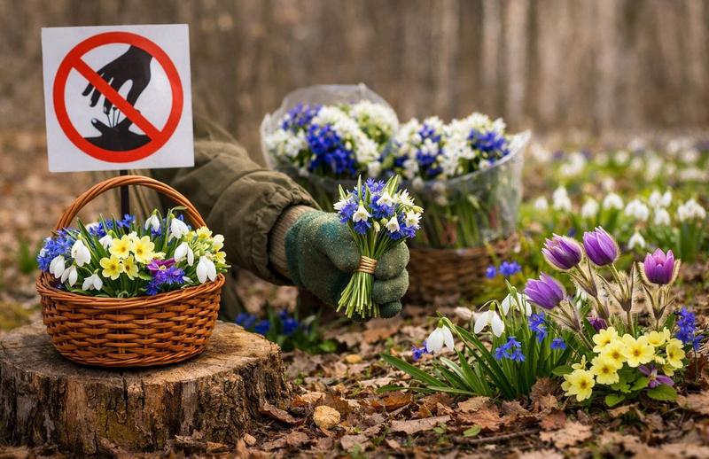 📍 В Україні заборонено зривати та продавати первоцвіти