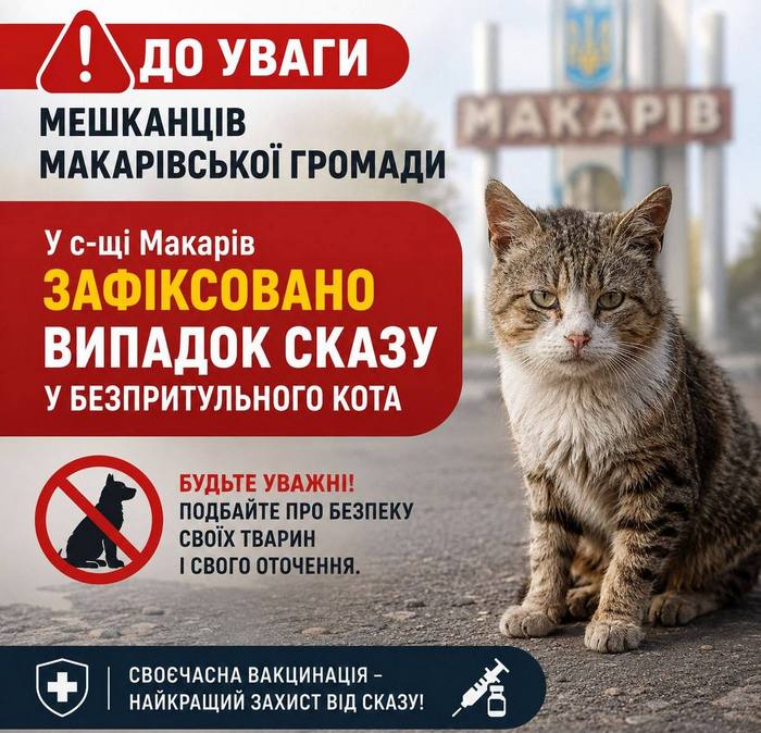 ‼️ До уваги мешканців Макарівської громади