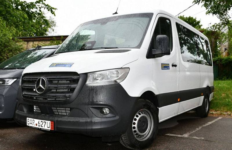 Подарований нашій громаді від громади міста Вандліц автомобіль Мерседес Спрінтер