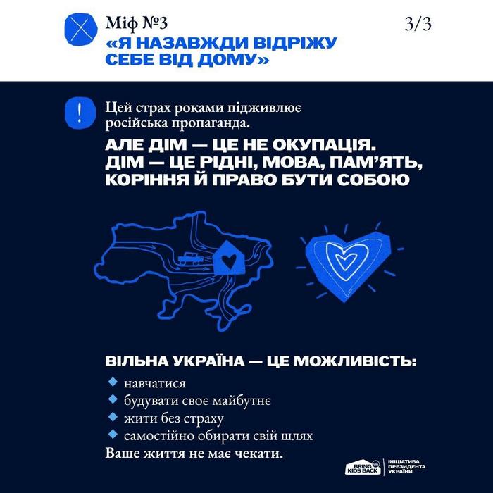Брошура: "3 страхи, які заважають виїхати з окупації. Розвінчуємо міфи..."