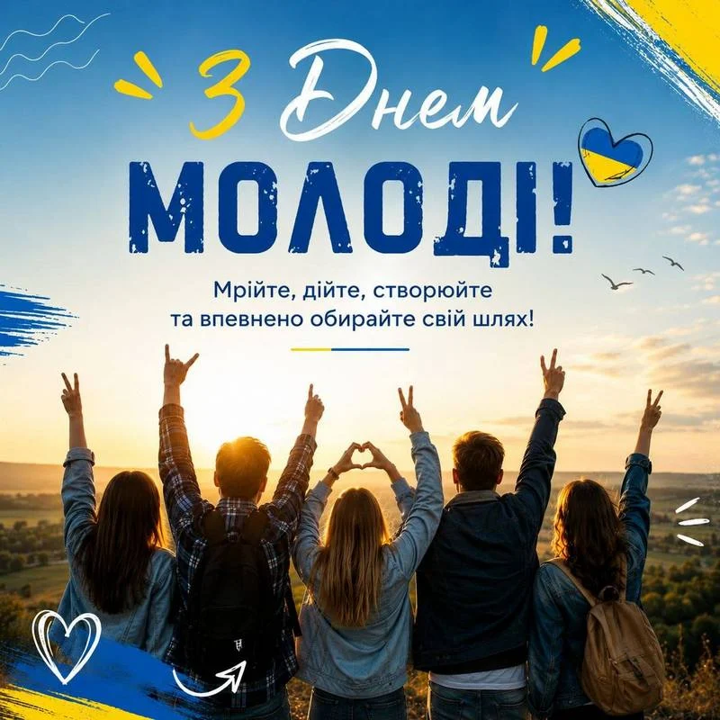 Привітання селищного голови з Днем молоді